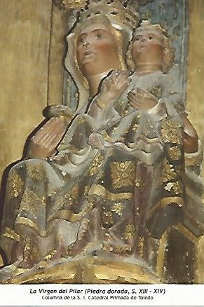 POSTAL 54368: Virgen del Pilar (siglos XIII-XIV). Catedral de Toledo