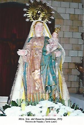 POSTAL 54379: Nuestra Señora del Rosario. Posada y Torre Leon