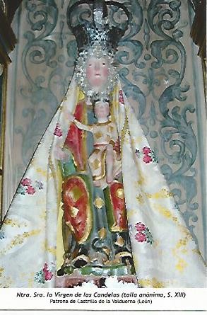 POSTAL 54381: Virgen de las Candelarias. Castrillo de Valduerna Leon
