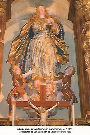 POSTAL 54392: Nuestra Señora de la Asuncion. Valdebios Asturias