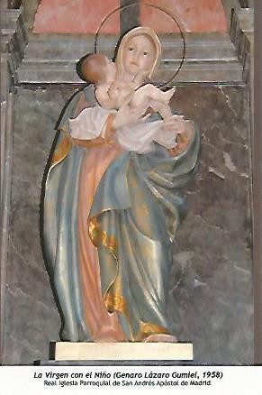 POSTAL 54397: La Virgen con el Niño. Madrid