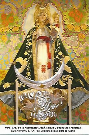 POSTAL 54400: Nuestra Señora de la Fuensanta. Madrid