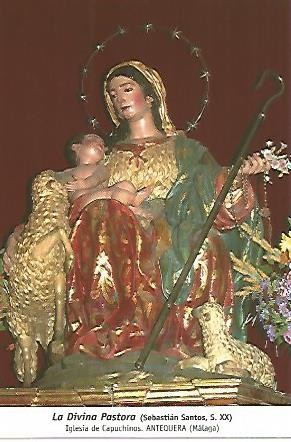 POSTAL 54421: La Divina Pastora. Iglesia de Capuchinos de Antequera Malaga