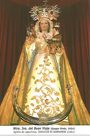 POSTAL 54433: Nuestra Señora del Buen Viaje de Gaspar Gines 1634. Sanlucar de Barrameda Cadiz