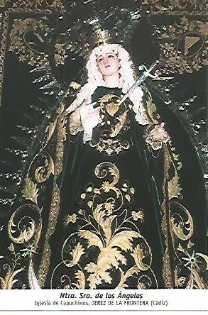 POSTAL 54437: Nuestra Señora de los Angeles. Jerez de la Frontera Cadiz