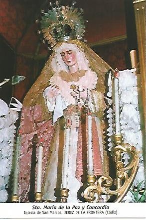 POSTAL 54440: Santa Maria de la Paz y Concordia. Jerez de la Frontera Cadiz