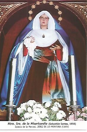 POSTAL 54446: Nuestra Señora de la Misericordia. Jerez de la Frontera Cadiz