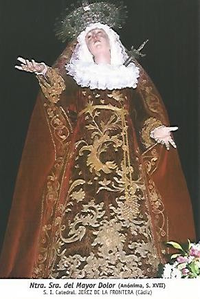 POSTAL 54450: Nuestra Señora del Mayor Dolor. Jerez de la Frontera Cadiz