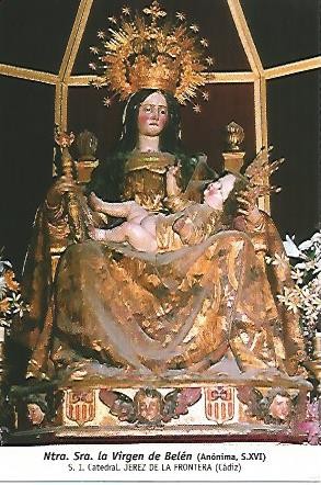 POSTAL 54452: Virgen de Belen (siglo XVI). Jerez de la Frontera Cadiz