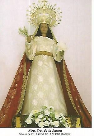 POSTAL 54460: Nuestra Señora de la Aurora. Villanueva de la Serena Badajoz