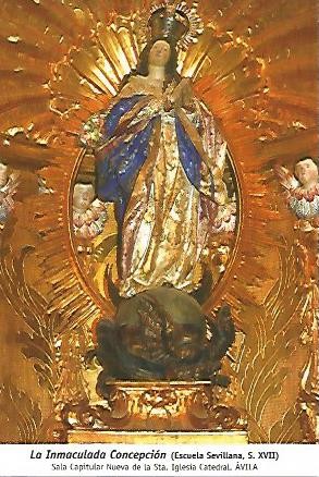 POSTAL 54463: Immaculada Concepcion (siglo XVII). Avila