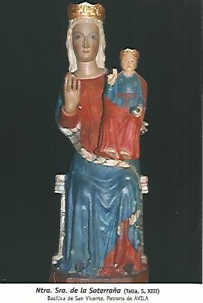 POSTAL 54465: Nuestra Señora de la Soterraña (siglo XIII). Avila