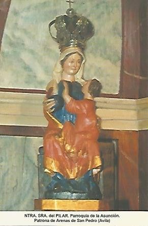 POSTAL 54467:  Nuestra Señora del Pilar. Arenas de San Pedro Avila