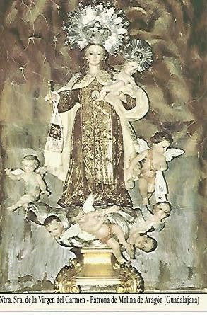 POSTAL 54475: Virgen del Carmen. Molina de Aragon Guadalajara