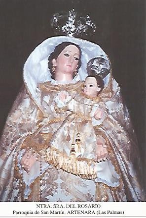 POSTAL 54481: Virgen del Rosario. Artenara Las Palmas