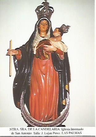 POSTAL 54484: Virgen de la Candelaria. Las Palmas