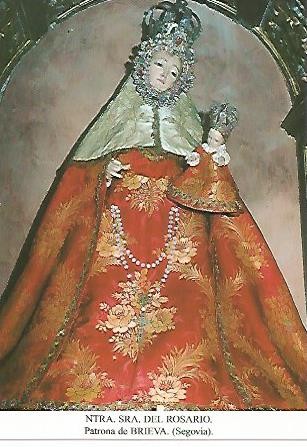 POSTAL 54490: Virgen del Rosario. Brieva Segovia
