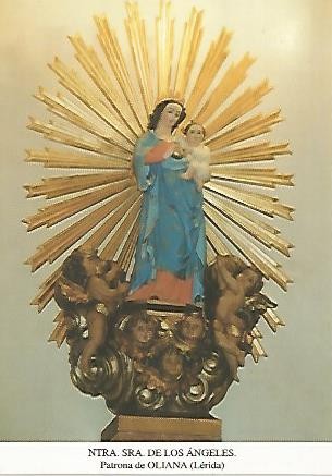 POSTAL 54507: Virgen de los Angeles. Oliana Lleida