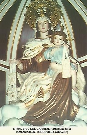 POSTAL 54509: Virgen del Carmen. Torrevieja Alicante