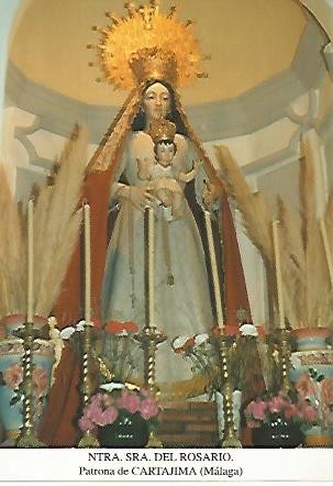 POSTAL 54515: Virgen del Rosario. Cartajima Malaga