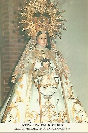 POSTAL 54525: Virgen del Rosario. Villamayor de Calatrava Ciudad Real
