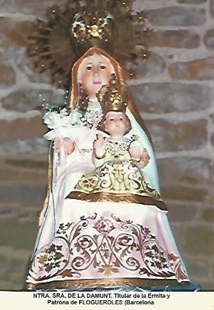 POSTAL 54532: Nuestra Señora de la Damunt. Folgueroles Barcelona