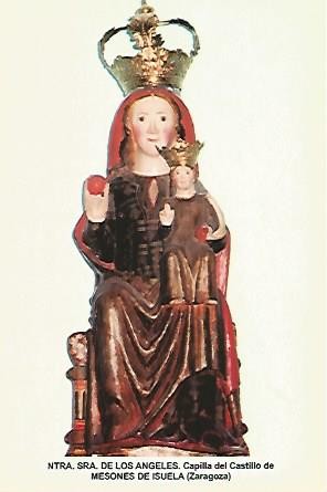 POSTAL 54538: Virgen de los Angeles. Mesones de Isuela Zaragoza