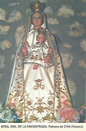 POSTAL 54540: Nuestra Señora de la Encontrada. Chia Huesca