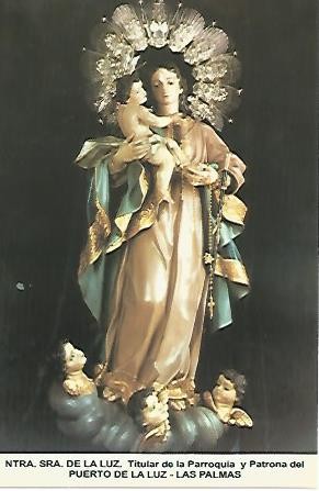 POSTAL 54548: Virgen de la Luz. Pueerto de la Luz Las Palmas