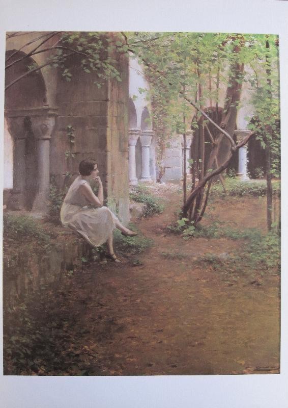 Lamina numero 02: Ramon Casas: Claustros de Sant Benet