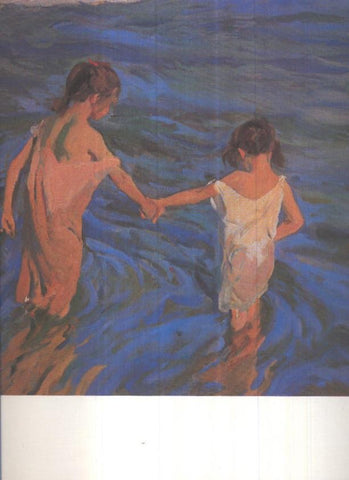 Lamina numero 03: Joaquin Sorolla: Niñas en el mar