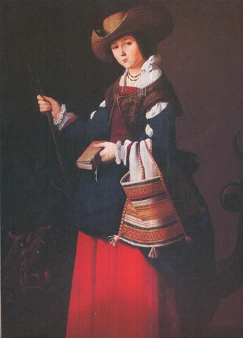 Lamina numero 04: Francisco de Zurbaran: Santa Margarita