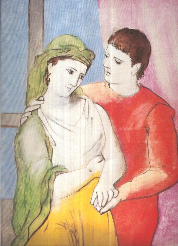 Lamina numero 28: Pablo Picasso: Los amantes