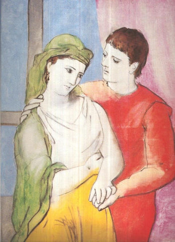 Lamina numero 28: Pablo Picasso: Los amantes