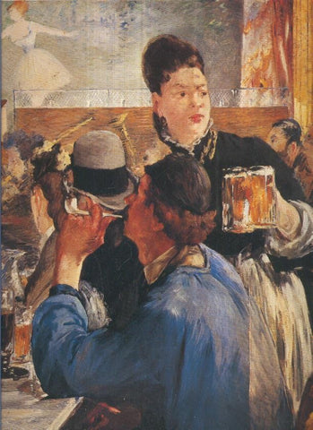 Lamina numero 32: Edouard Manet: La serveuse (la camarera)