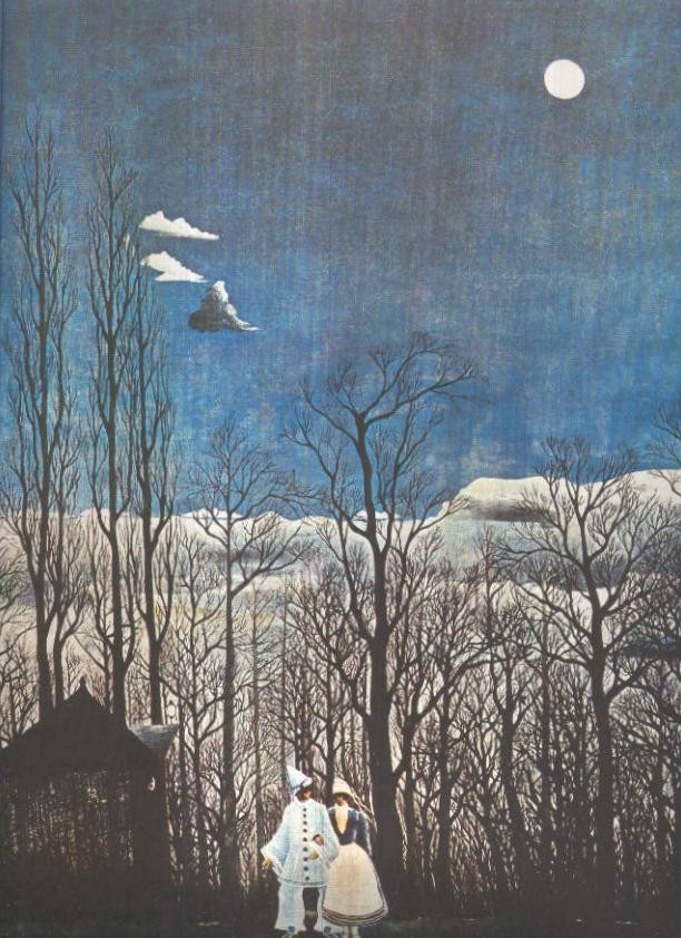 Lamina numero 34: Henri Rousseau: Noche de carnaval