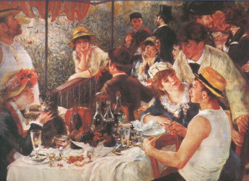 Lamina numero 46: Auguste Renoir: Almuerzo de los remeros