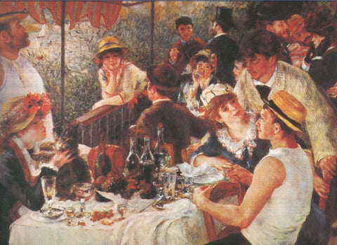 Lamina numero 46: Auguste Renoir: Almuerzo de los remeros