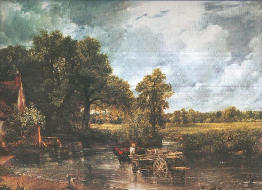 Lamina numero 47 John Constable: El vado