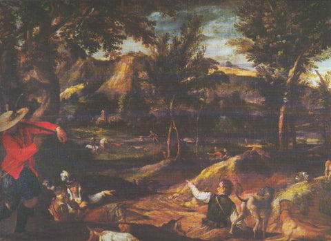 Lamina numero 51: Carracci: la caza