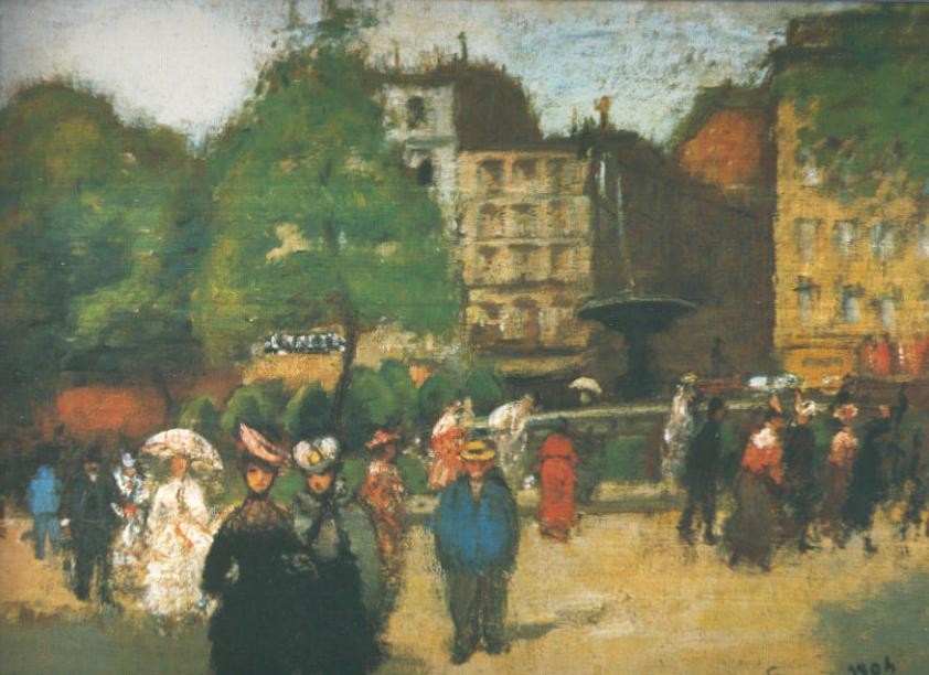 Lamina numero 53: Joaquin Sunyer: Plaza Pigalle