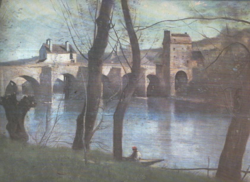Lamina numero 62: Jean Baptiste C.Corot: Puente de Mantes