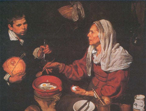 Lamina numero 67: Diego Velazquez: Vieja friendo huevos