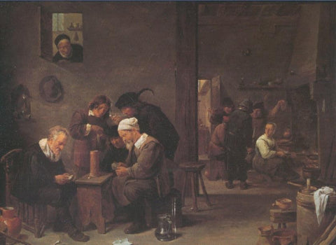 Lamina numero 70: David Teniers: Juego de cartas y fumadores