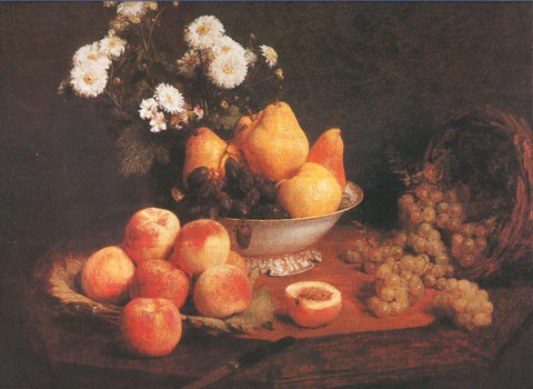 Lamina numero 80: Henry de Fantin Latour: Flores y Frutas