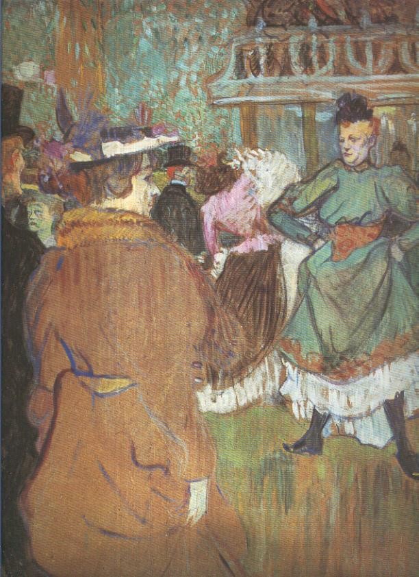 Lamina numero 81: Toulouse Lautrec: Baile en el Moulin Rouge