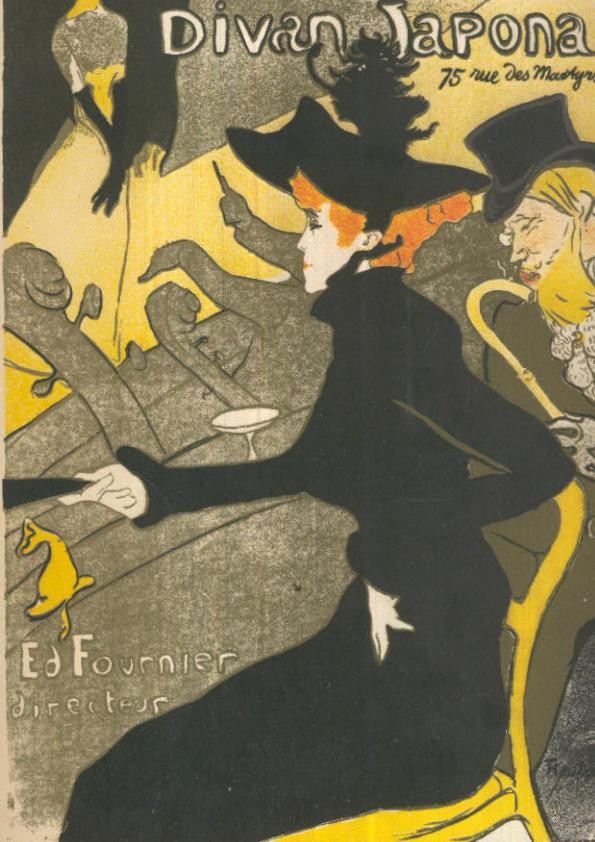 Lamina de Toulouse Lautrec: Divan Japonais