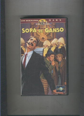 Video VHS: Los hermanos Marx: Sopa de Ganso