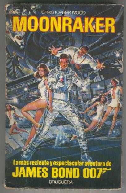 Coleccion Cinco Estrella: Moonraker (levantado plastificado lado lomo y estropeado)