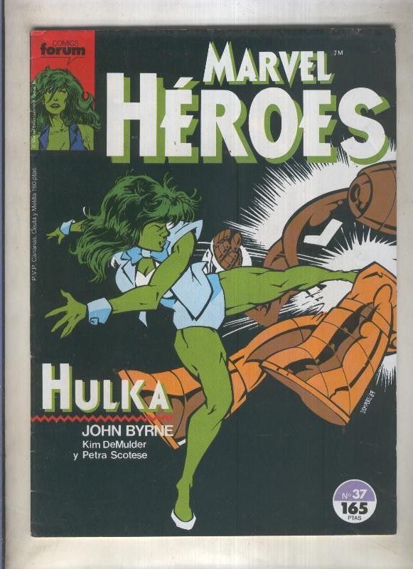 Marvel Heroes numero 37: Hulka (numerado 2 en trasera)